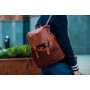 Чоловічий шкіряний рюкзак з клапаном Ashwood Leather Harvey Tan