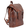 Чоловічий шкіряний рюкзак з клапаном Ashwood Leather Harvey Tan
