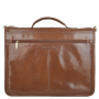 Мужской кожаный портфель английського производства Ashwood 8190 Cognac