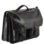 Великий шкіряний портфель Ashwood Leather 8190 Black