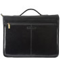 Великий шкіряний портфель Ashwood Leather 8190 Black