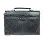 Портфель мужской из натуральной кожи Ashwood Leather Elliot Black