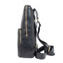 Ч'ёрная кожаная сумка-слинг Ashwood G39 Black