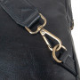 Ч'ёрная кожаная сумка-слинг Ashwood G39 Black