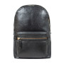 Чёрный мужской рюкзак из матовой кожи Aswood G38 BLACK