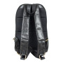 Чёрный мужской рюкзак из матовой кожи Aswood G38 BLACK