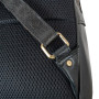 Чёрный мужской рюкзак из матовой кожи Aswood G38 BLACK