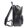 Чёрный мужской рюкзак из матовой кожи Aswood G38 BLACK