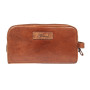 Рыжый кожаный несессер Ashwood G37 HONEY