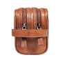 Рыжый кожаный несессер Ashwood G37 HONEY
