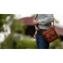 Шкіряна сумка через плече Ashwood Leather SERGIO TAN