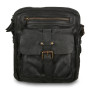 Шкіряна сумка через плече Ashwood Leather SERGIO BLK