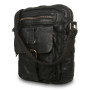 Шкіряна сумка через плече Ashwood Leather SERGIO BLK