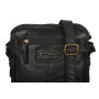 Шкіряна сумка через плече Ashwood Leather SERGIO BLK