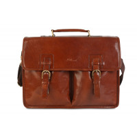 Мужской кожаный портфель Ashwood GARETH BRIEFCASE VT CHESTNUT