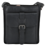 Мужская кожаная сумка через плечо Ashwood 4551 BLK