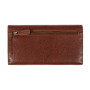 Женский кожаный кошелёк коньячного цвета Ashwood M05 COGNAC