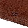 Женский кожаный кошелёк коньячного цвета Ashwood M05 COGNAC