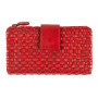 Красный женский кошелёк кожаный Ashwood D83 RED