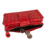 Красный женский кошелёк кожаный Ashwood D83 RED