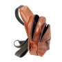 Рыжая кожаная сумка-слинг Ashwood 8147 TEMPONADO TAN