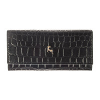 Чёрный женский кошелёк Ashwood C05 BLACK