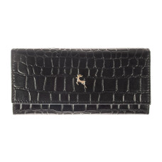 Чёрный женский кошелёк Ashwood C05 BLACK