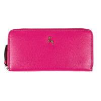 Женский кожаный большой кошелёк Ashwood J51 RASPBERRY-SORBET
