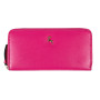 Женский кожаный большой кошелёк Ashwood J51 RASPBERRY-SORBET