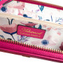 Женский кожаный большой кошелёк Ashwood J51 RASPBERRY-SORBET