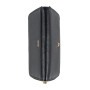 Чёрный кошелёк из натуральной кожи Ashwood J51 Black