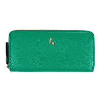 Зелений гаманець з натуральної шкіри Ashwood J51 GUMDROP-GREEN