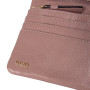 Пудровый женский кошелёк из фактуной кожи Ashwood J56 WOOD ROSE