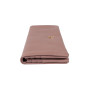 Пудровый женский кошелёк из фактуной кожи Ashwood J56 WOOD ROSE