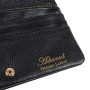 Чёрный женский кошелёк из фактуной кожи Ashwood J56 BLACK