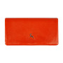 Оранжевый женский кошелёк из фактуной кожи Ashwood J56 MANDARIN