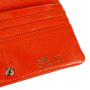 Оранжевый женский кошелёк из фактуной кожи Ashwood J56 MANDARIN