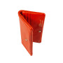 Оранжевый женский кошелёк из фактуной кожи Ashwood J56 MANDARIN