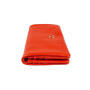 Оранжевый женский кошелёк из фактуной кожи Ashwood J56 MANDARIN