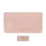 Персиковый женский кошелёк из фактуной кожи Ashwood J56 PEACH WHIP