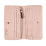 Персиковый женский кошелёк из фактуной кожи Ashwood J56 PEACH WHIP