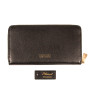 Чёрный кожаный кошелёк женский Ashwood J54 Black
