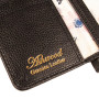 Чёрный кожаный кошелёк женский Ashwood J54 Black