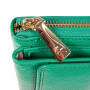 Кожаный кошелёк женский зелёного цвета Ashwood J54 GUM-GR