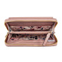 Кожаный кошелёк женский светло-розового цвета Ashwood J54 WOOD ROSE