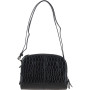 Маленькая женская сумочка из кожи под крокодила Ashwood C57 BLACK/CROC
