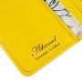 Жёлтый женский кошелёк из фактурной кожи Ashwood J53 AURORA