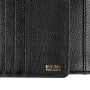 Черный женский кошелёк из фактурной кожи Ashwood Ashwood J53 BLACK