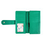 Зелений жіночий гаманець із фактурної шкіри Ashwood Ashwood J53 GUMDROP-GREEN