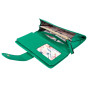 Зелений жіночий гаманець із фактурної шкіри Ashwood Ashwood J53 GUMDROP-GREEN